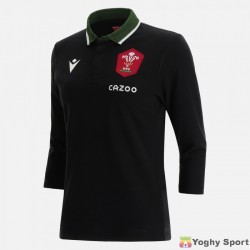 Abbigliamento Sportivo Swag Nuovo Tessuto Ricamato Squadra Galles Edizione Trasferta Maglia da Rugby Coppa del Mondo 
